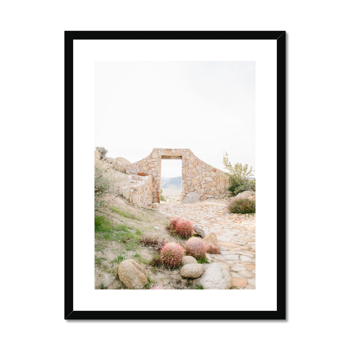 DESERT DOORWAY Framed & Mounted Print