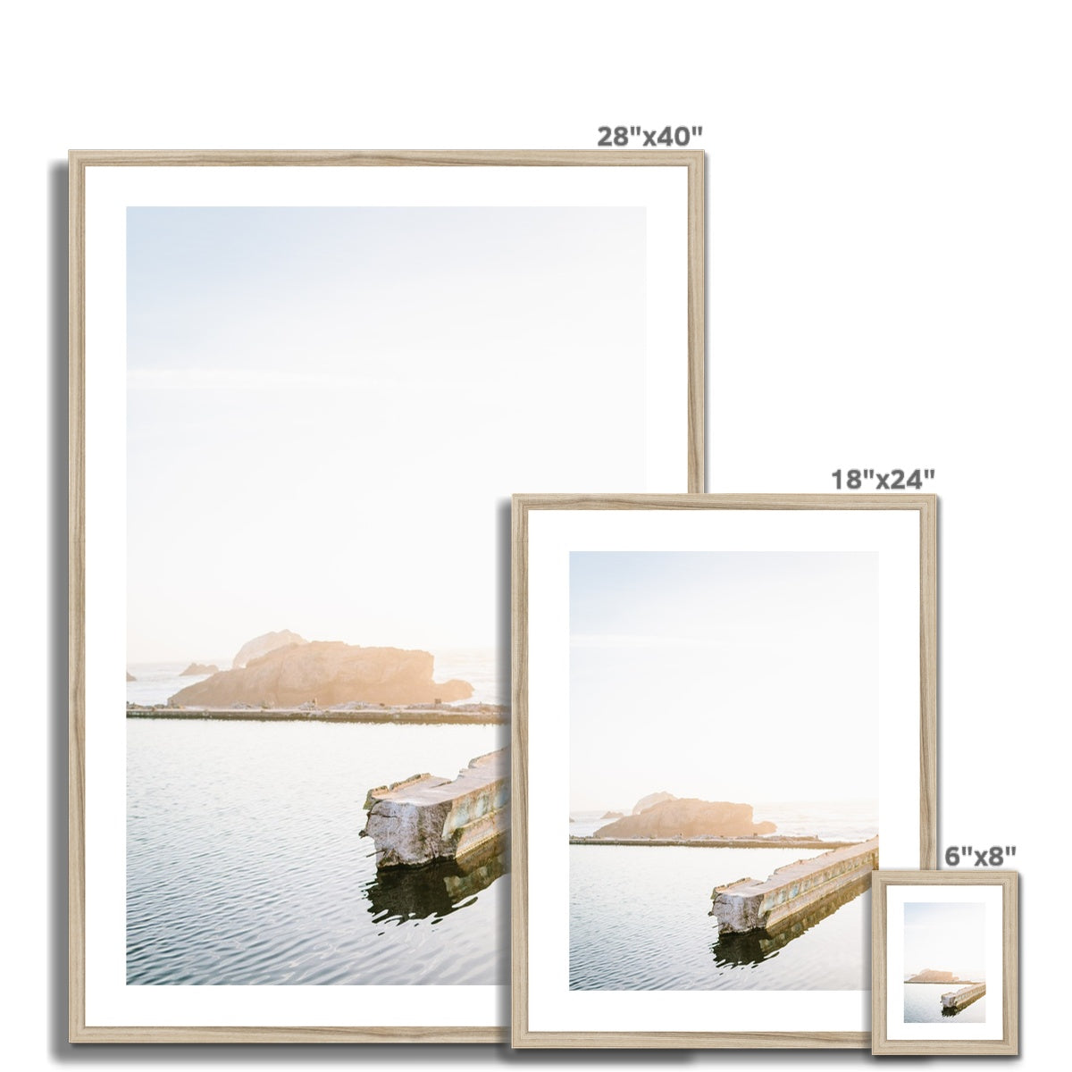 SUTRO BATHS II Framed & Mounted Print