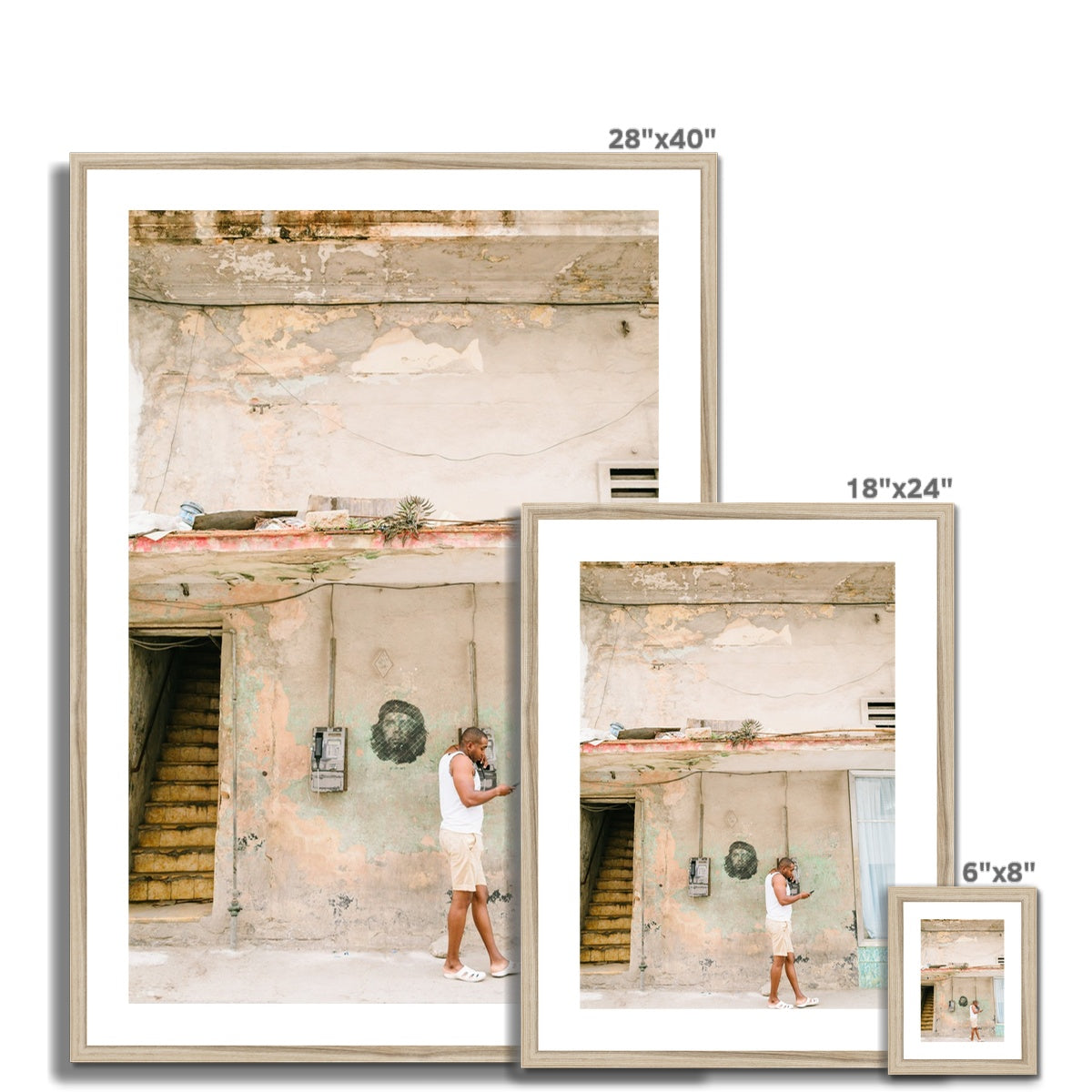 CHE PAY PHONES Framed & Mounted Print