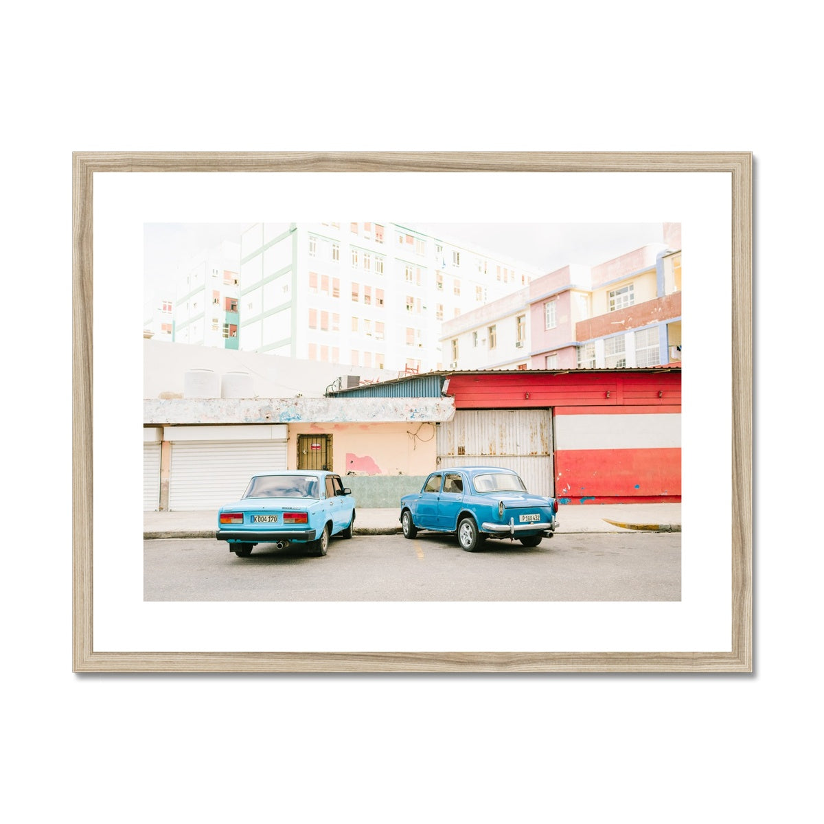 HAVANA STREET SCENE Framed & Mounted Print