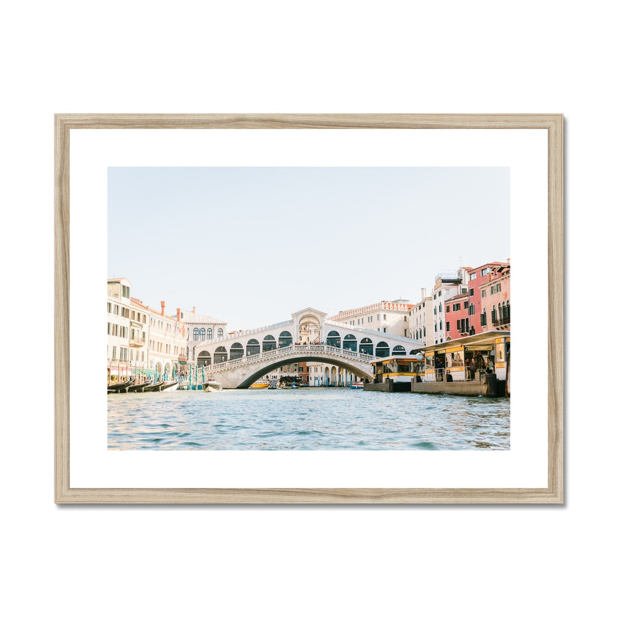 RIALTO BRIDGE Framed & Mounted Print