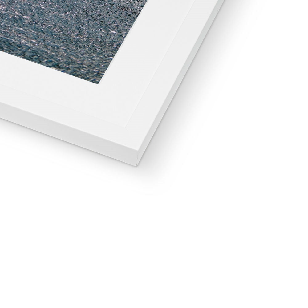 BLACK BEACH Framed & Mounted Print