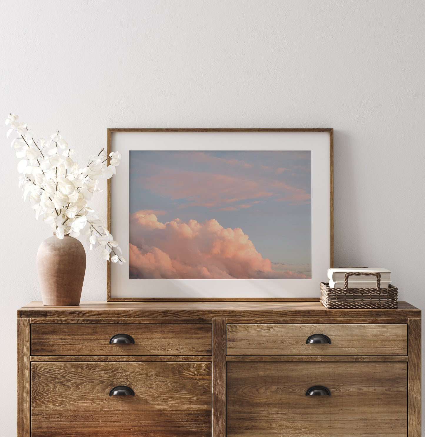 PINK CLOUDS Framed & Mounted Print