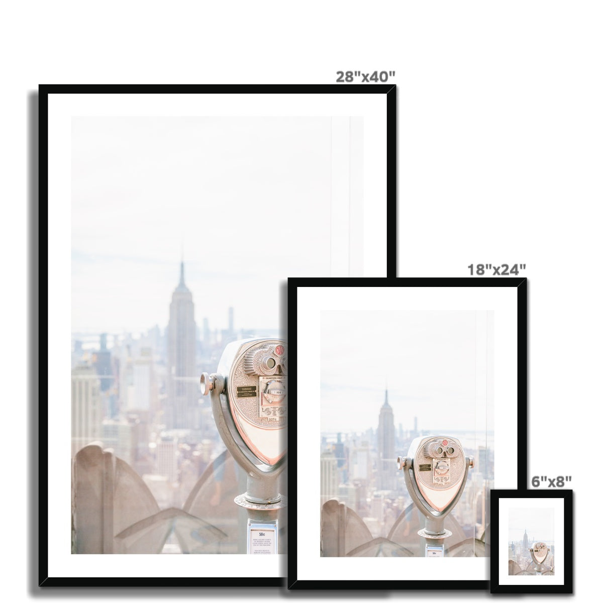 SIGHTSEEING NY Framed & Mounted Print