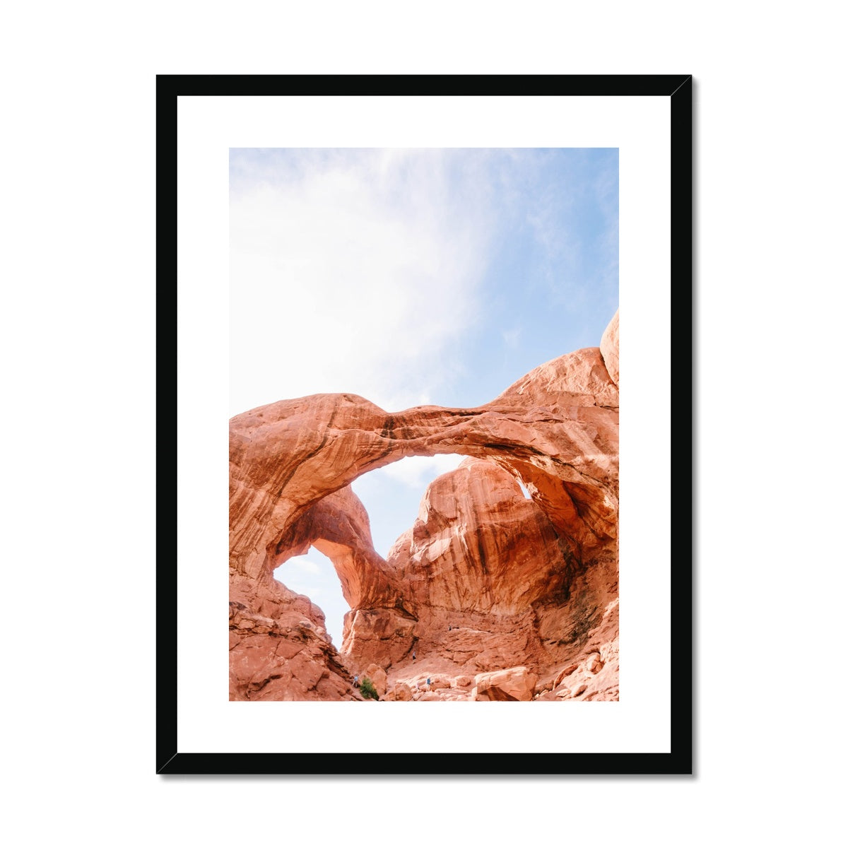 DOUBLE ARCHES II Framed & Mounted Print