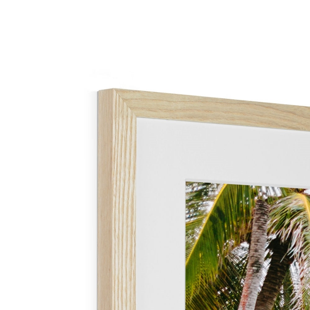 BENDING PALM Framed & Mounted Print