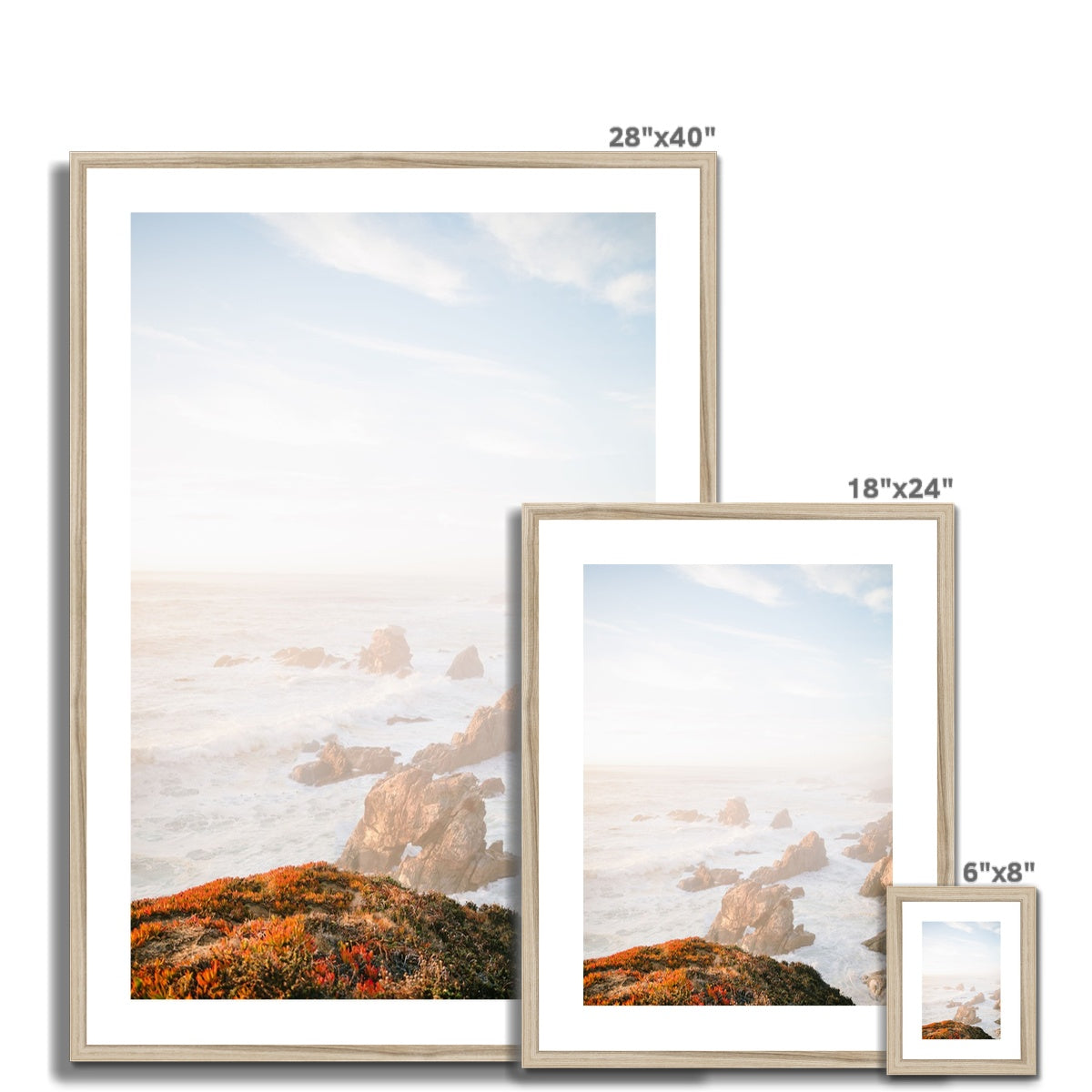 BIG SUR III Framed & Mounted Print
