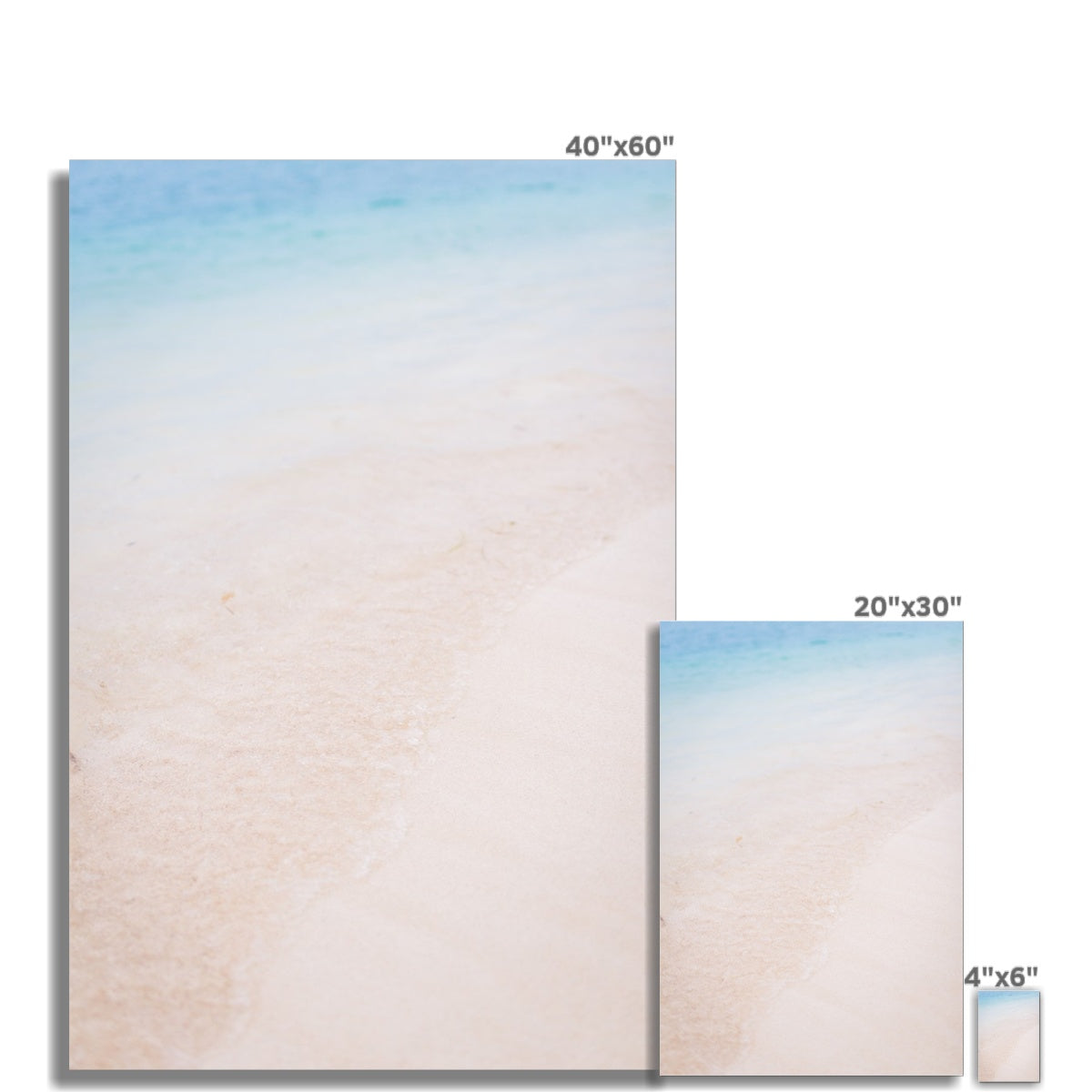 CALM BEACH Fine Art Print