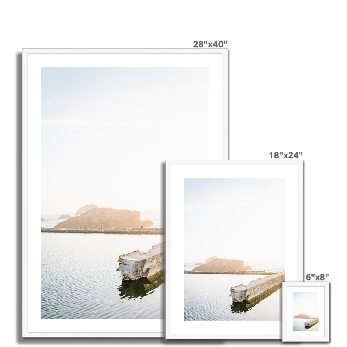 SUTRO BATHS II Framed & Mounted Print