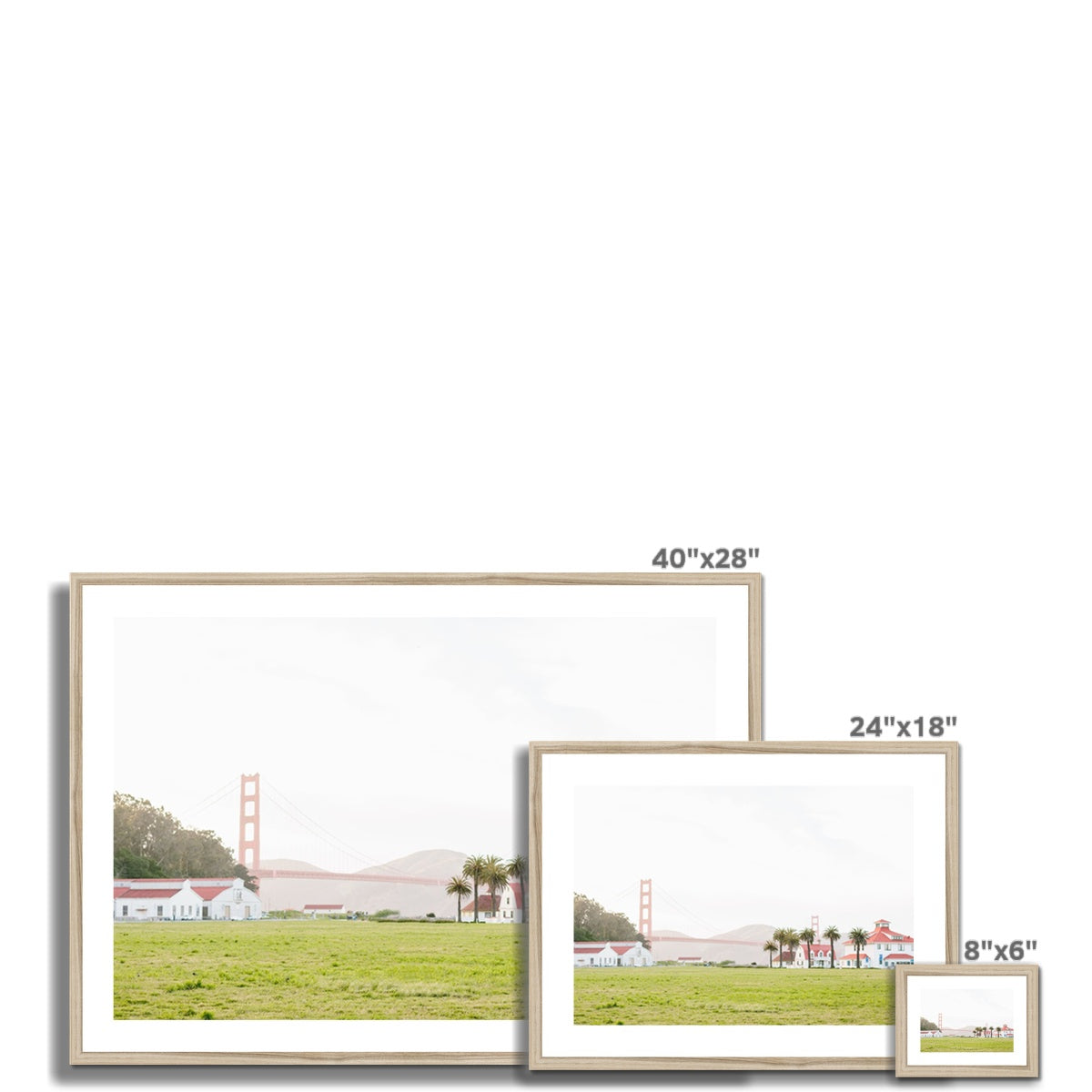 CRISSY FIELD Framed & Mounted Print
