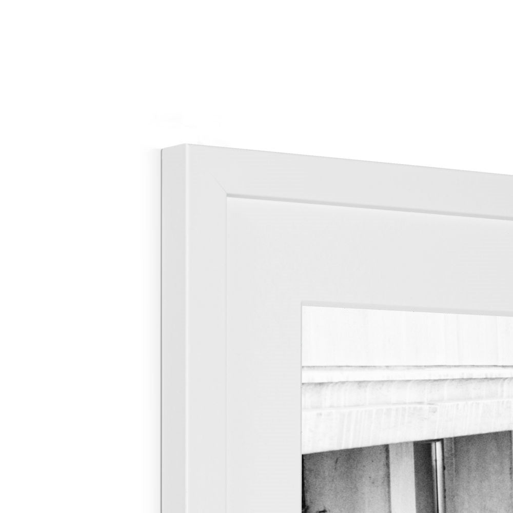 GONDOLIER BW Framed & Mounted Print