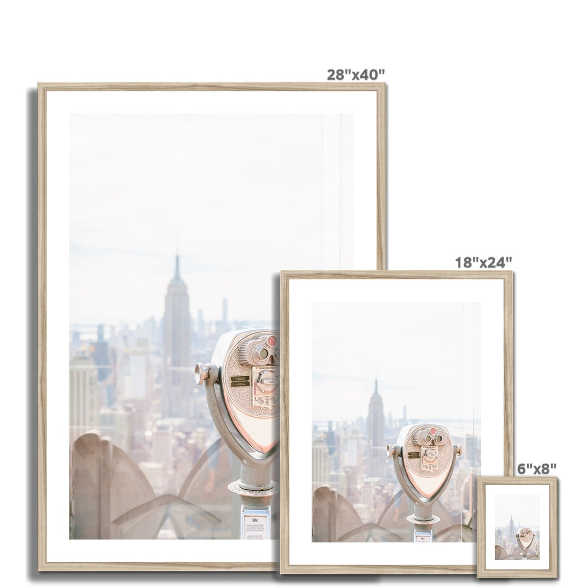 SIGHTSEEING NY Framed & Mounted Print