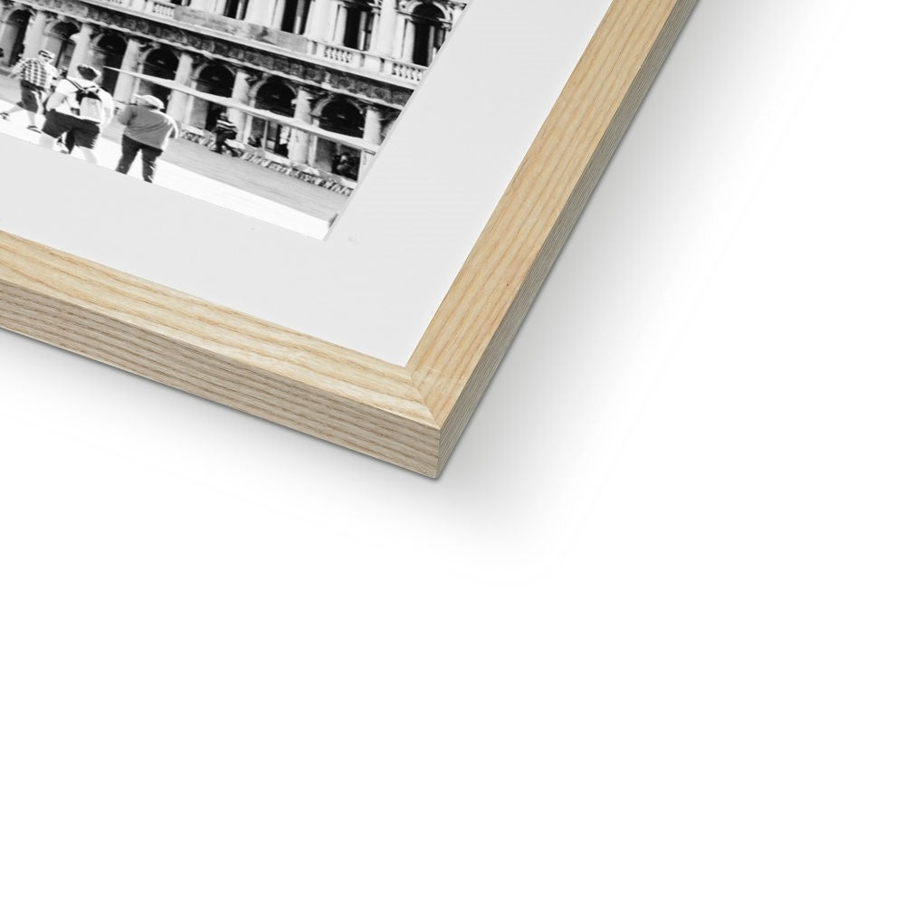 SAINT MARK'S SQUARE BW Framed & Mounted Print