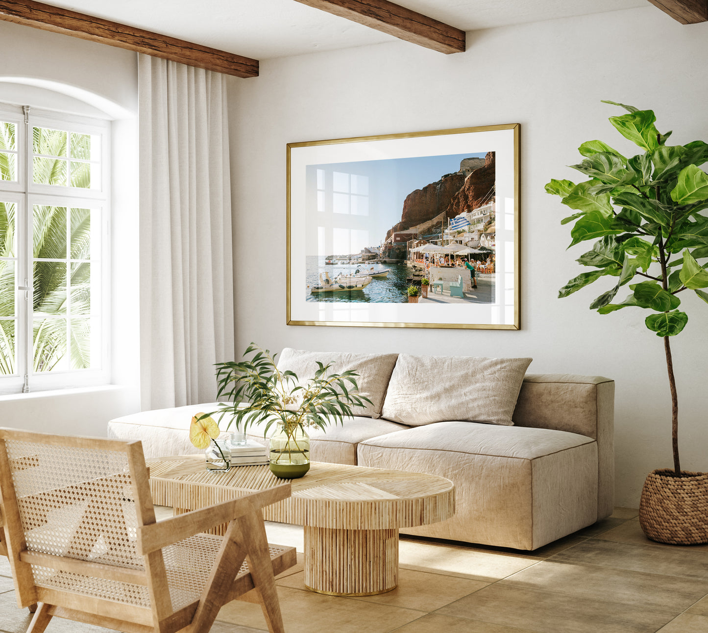 AMMOUDI BAY II Fine Art Print