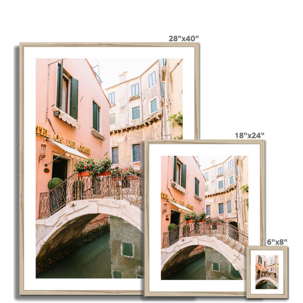 VENICE WALKWAY Framed & Mounted Print
