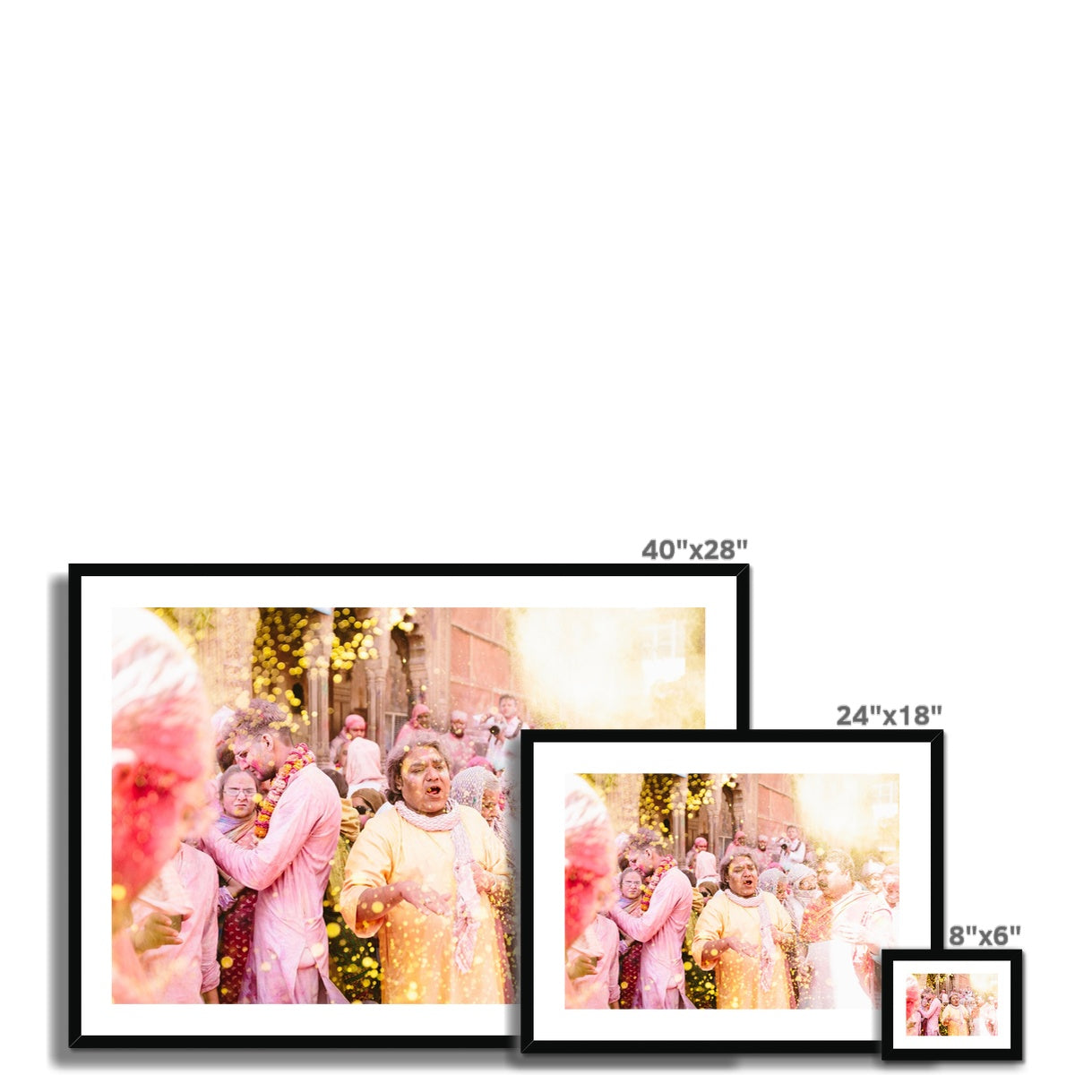 HOLI FESTIVAL IV Framed & Mounted Print
