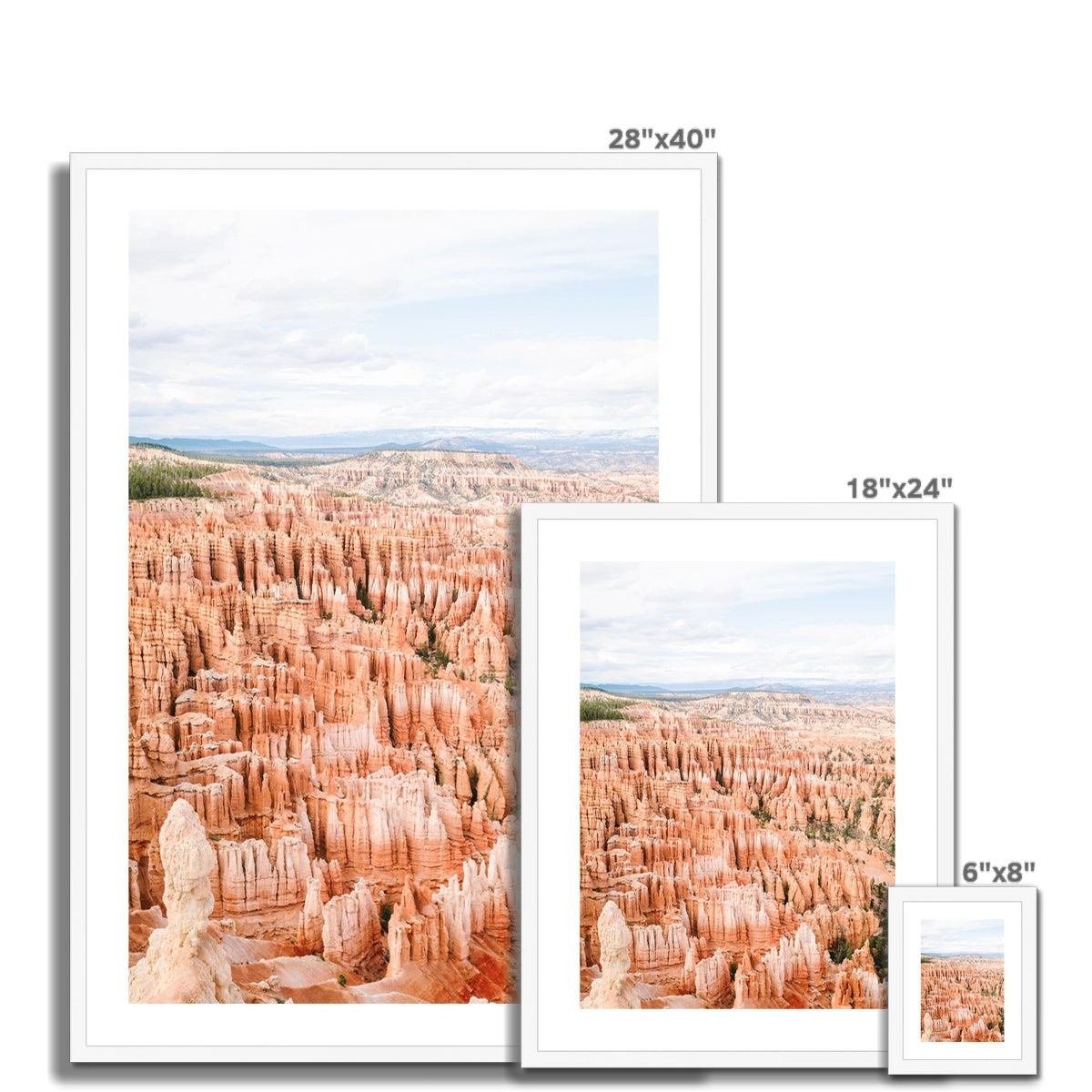 BRYCE CANYON II Framed & Mounted Print