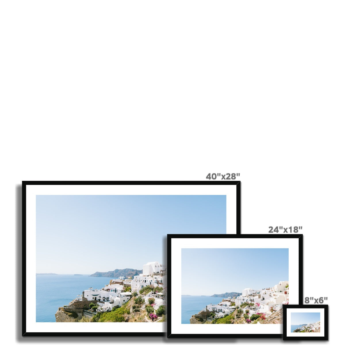 SANTORINI V Framed & Mounted Print