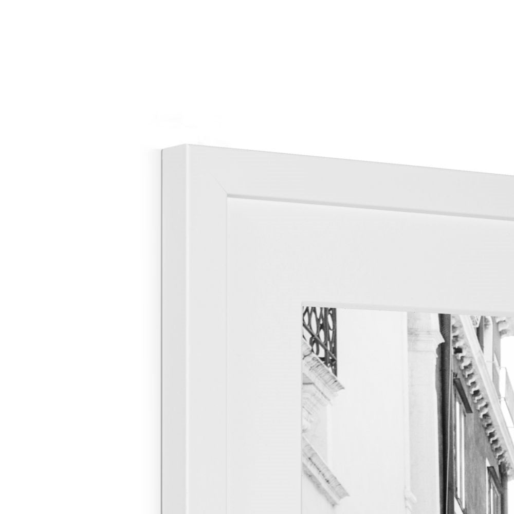 BRIDGE OF SIGHS BW Framed & Mounted Print