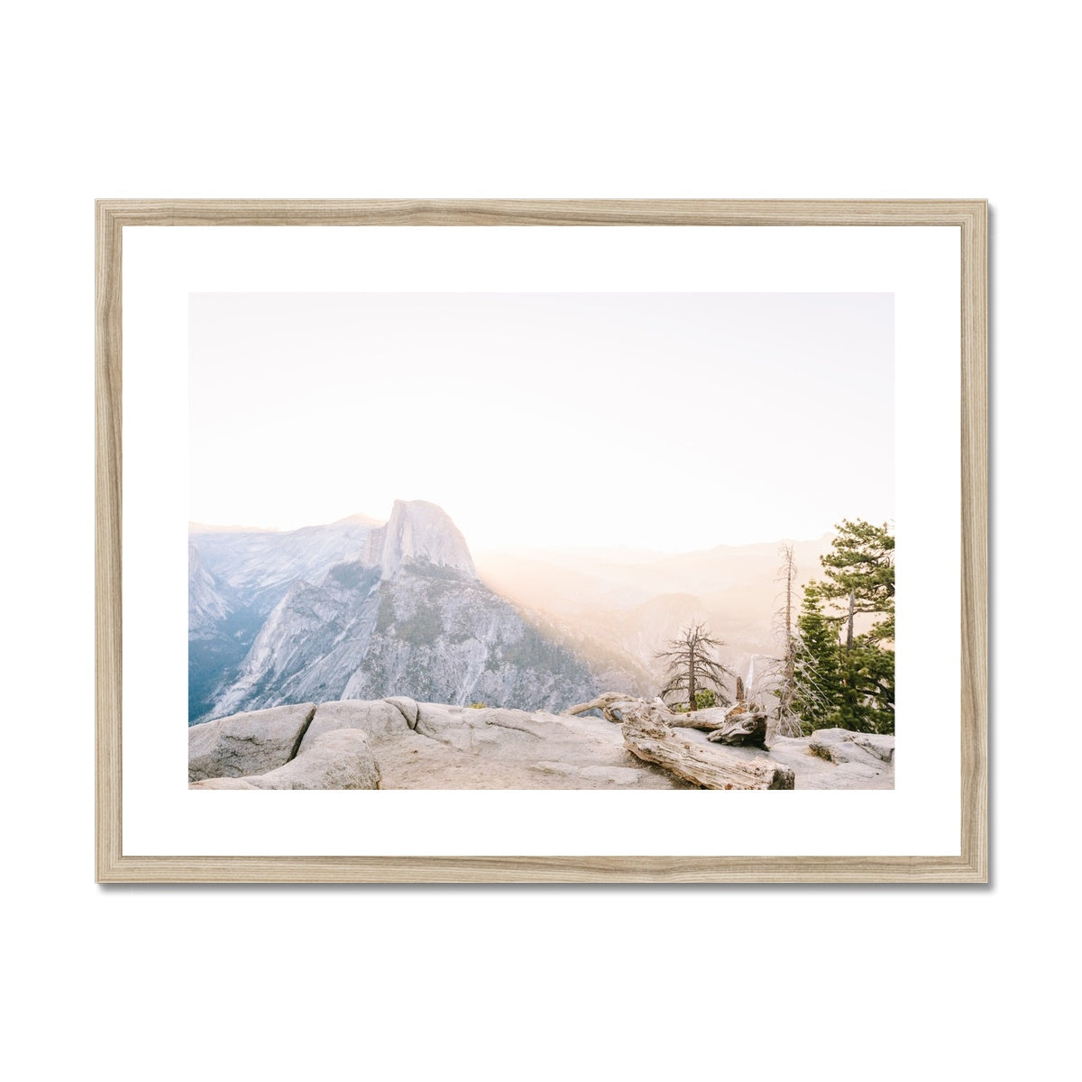 HALF DOME SUNRISE II Framed & Mounted Print