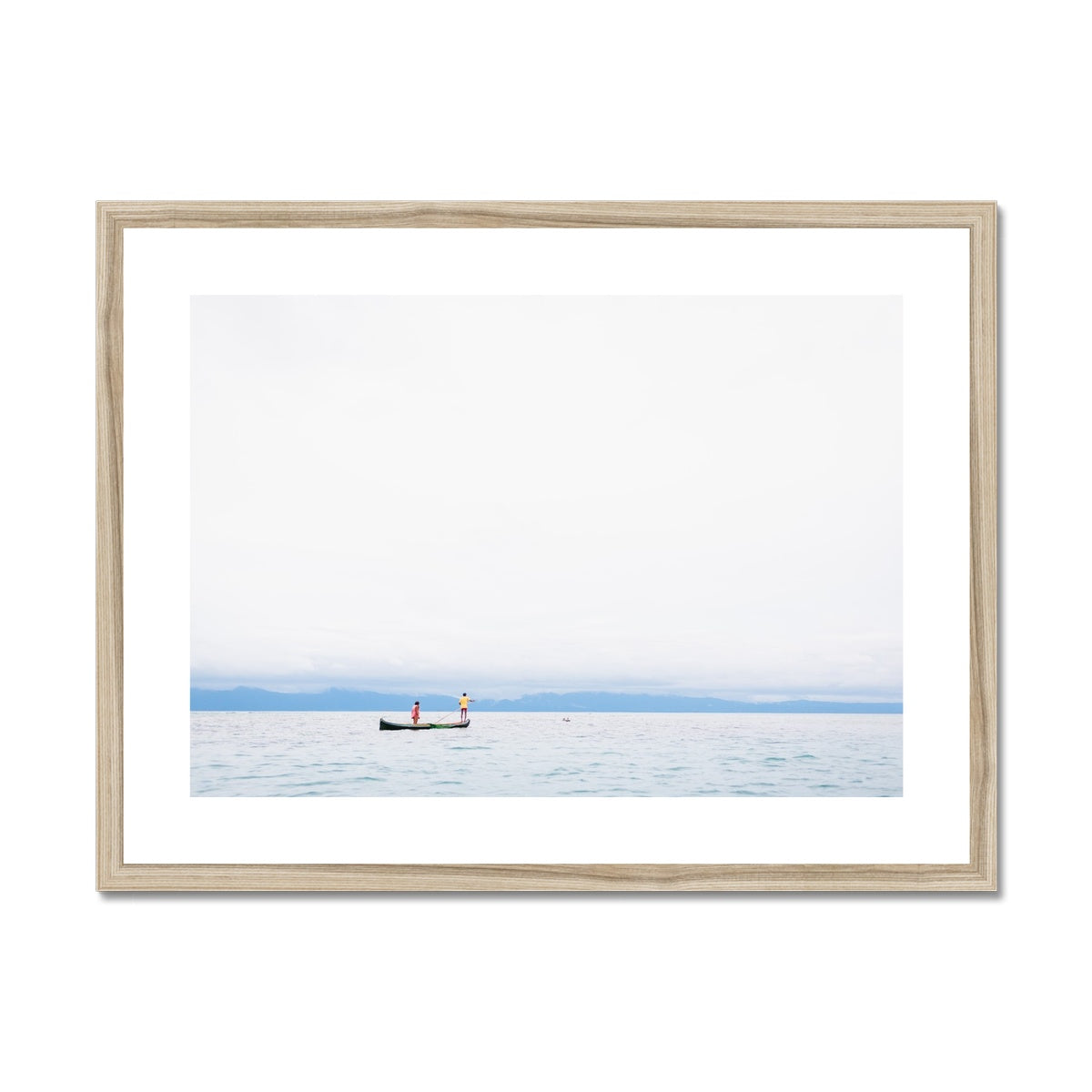 PANAMANIAN FISHERMEN Framed & Mounted Print