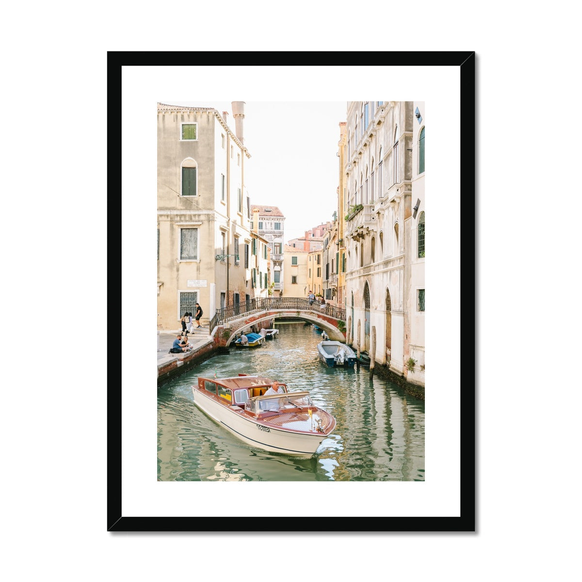VENICE BOAT II Framed & Mounted Print