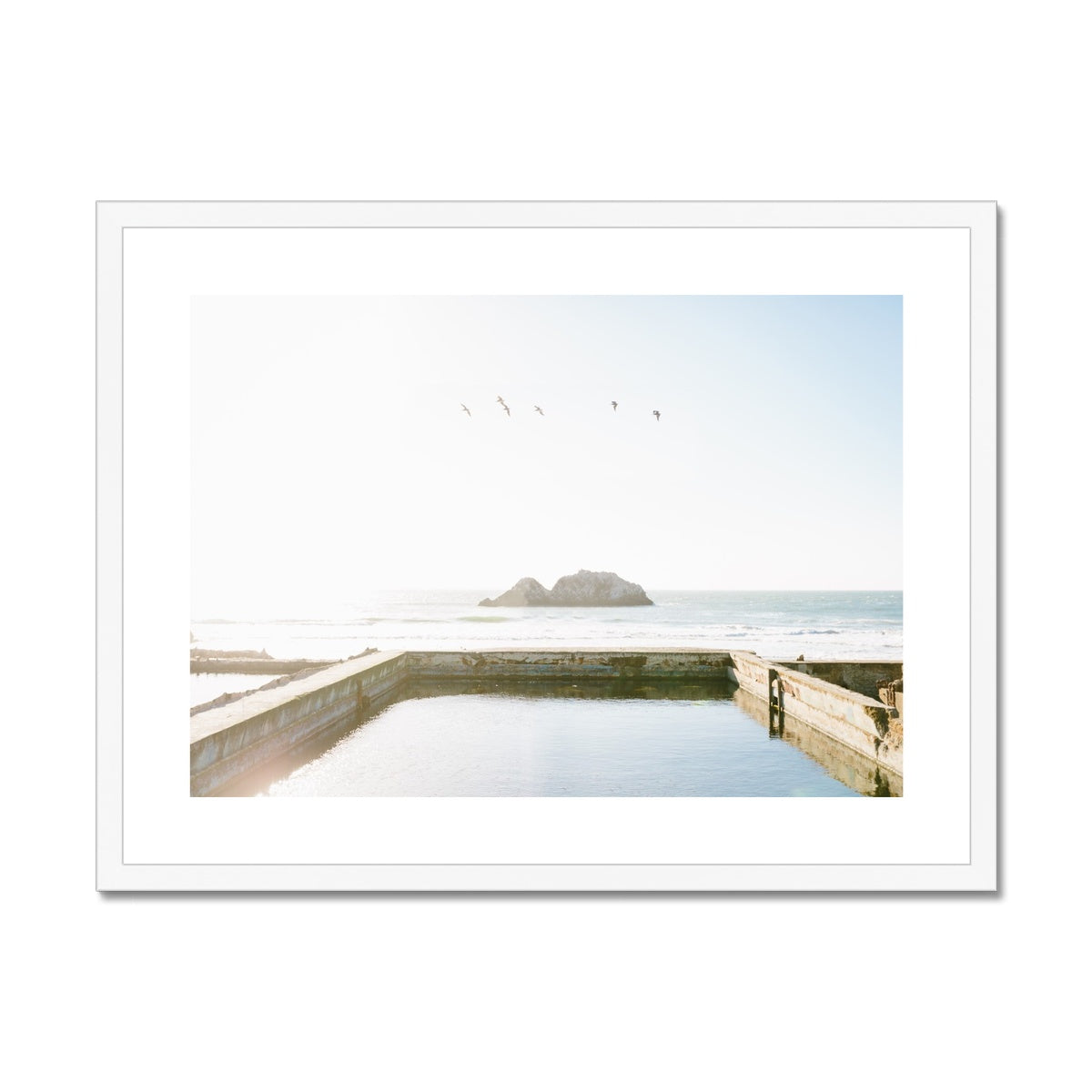 SUTRO BATHS Framed & Mounted Print
