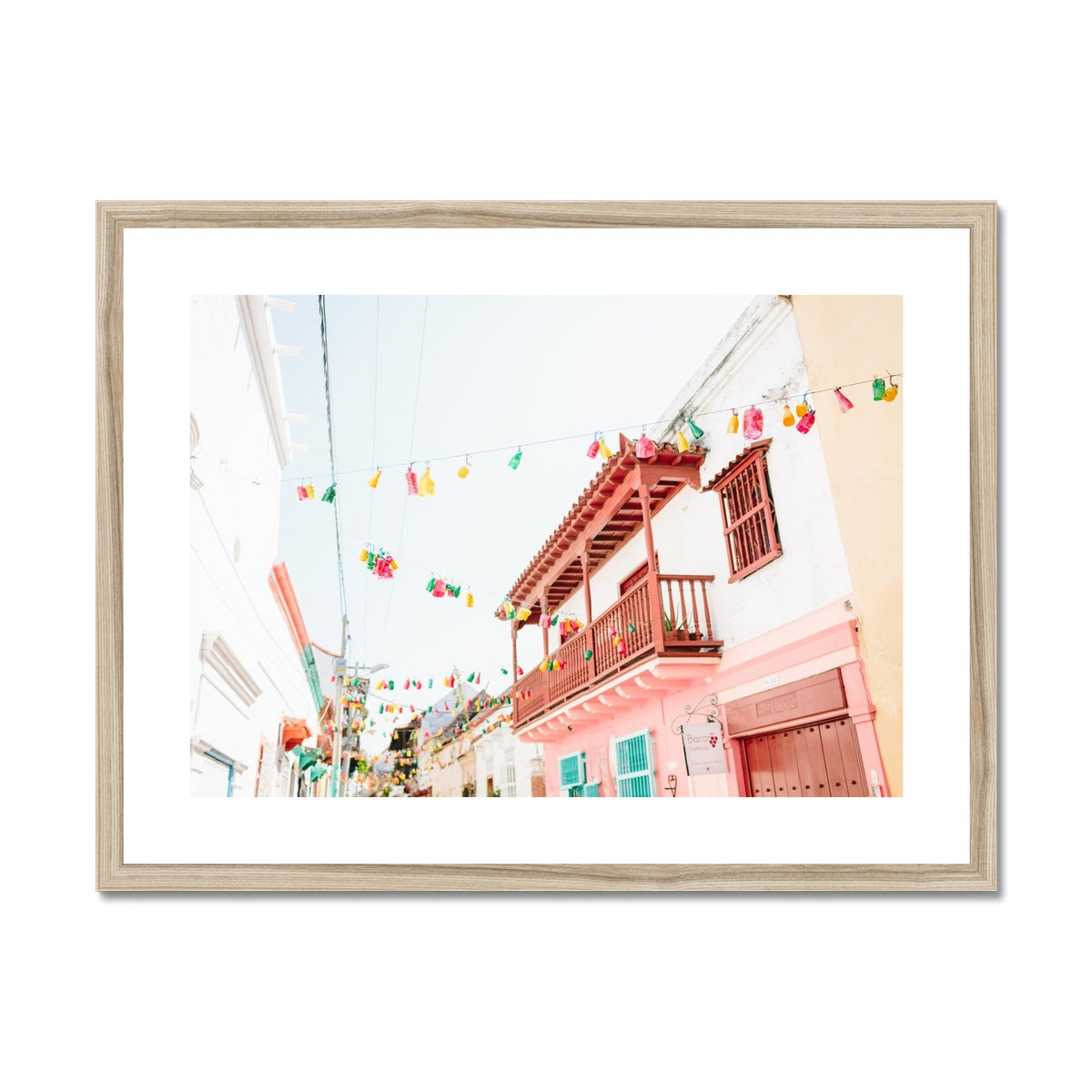 STREETS OF CARTAGENA III Framed & Mounted Print