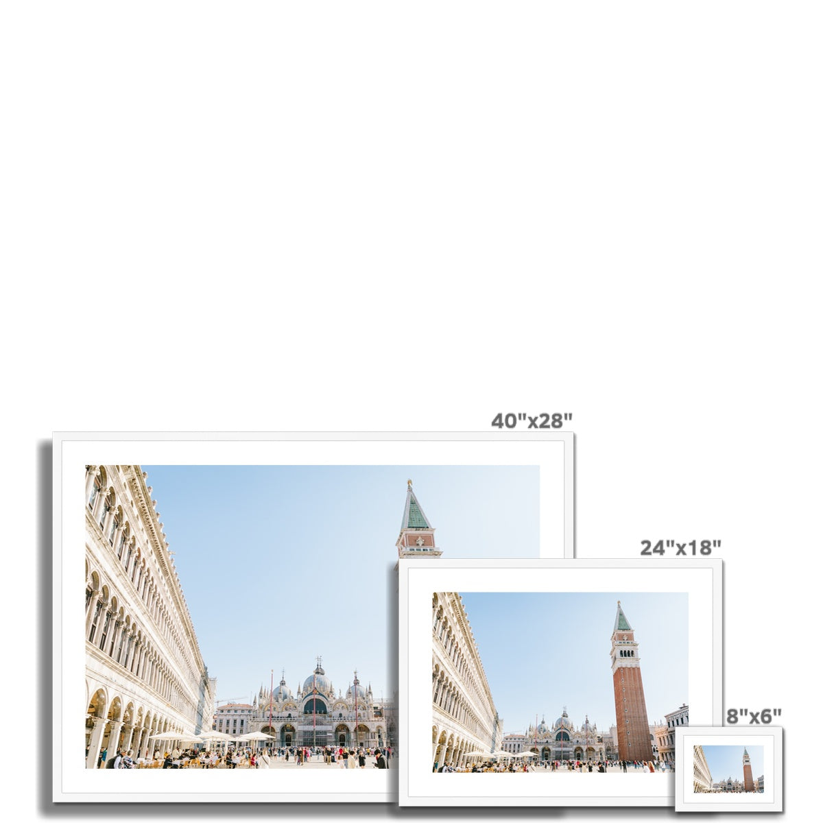 SAINT MARK'S SQUARE Framed & Mounted Print
