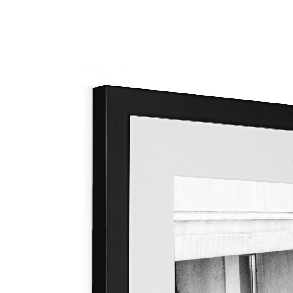 GONDOLIER BW Framed & Mounted Print