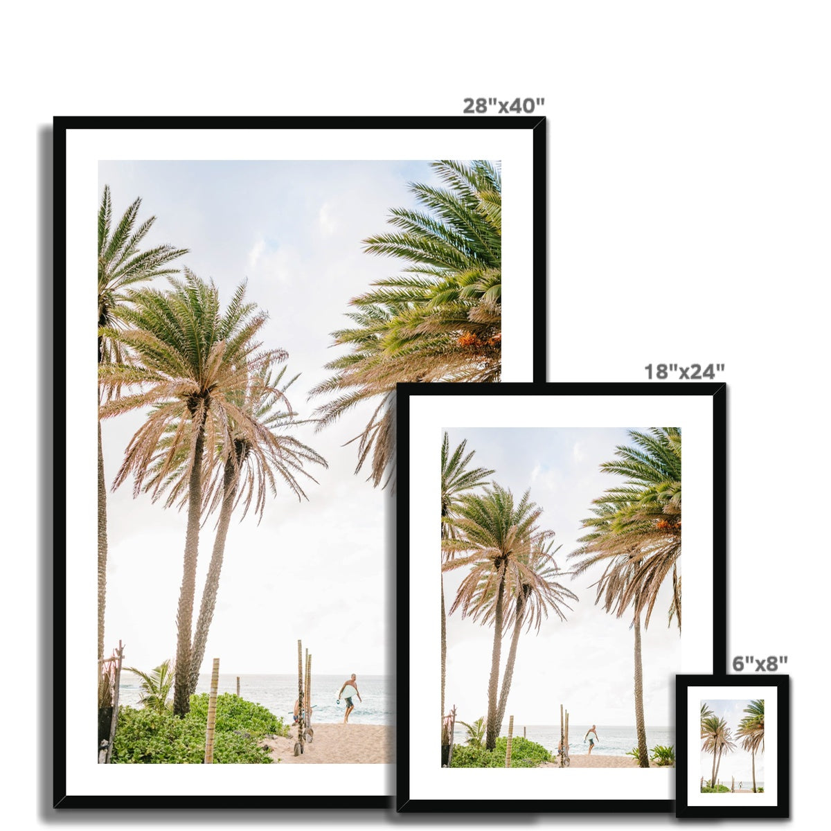 SURFER Framed & Mounted Print