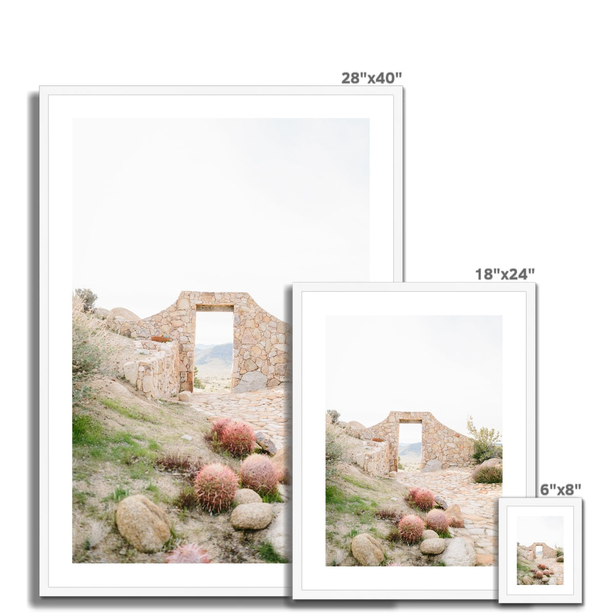 DESERT DOORWAY Framed & Mounted Print
