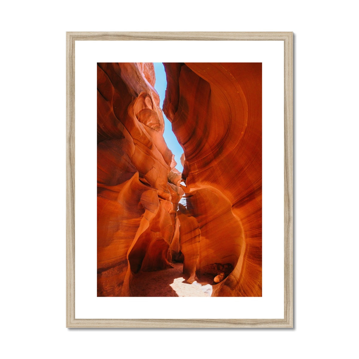 ANTELOPE CANYON Framed & Mounted Print