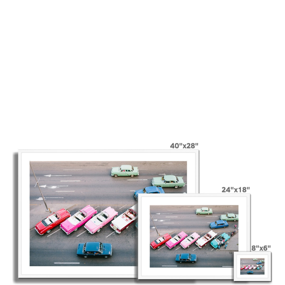 HAVANA STREET SCENE II Framed & Mounted Print