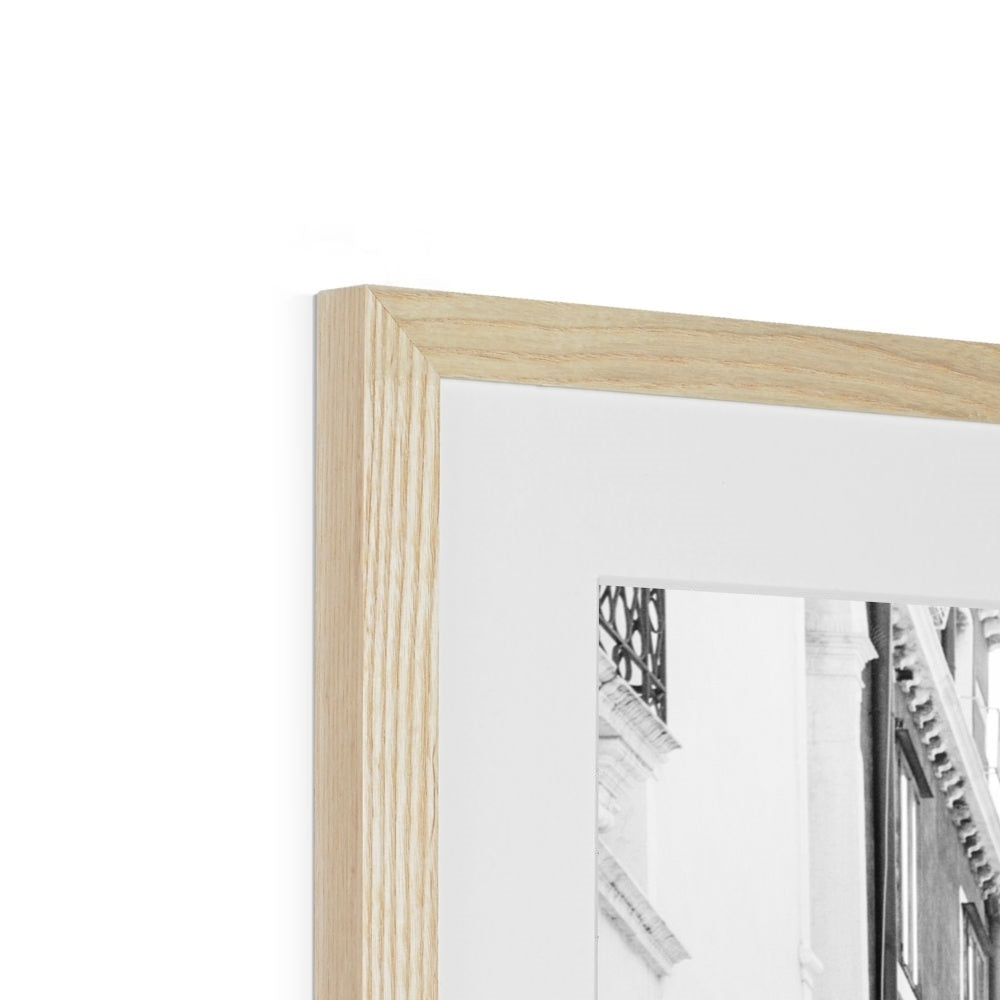 BRIDGE OF SIGHS BW Framed & Mounted Print