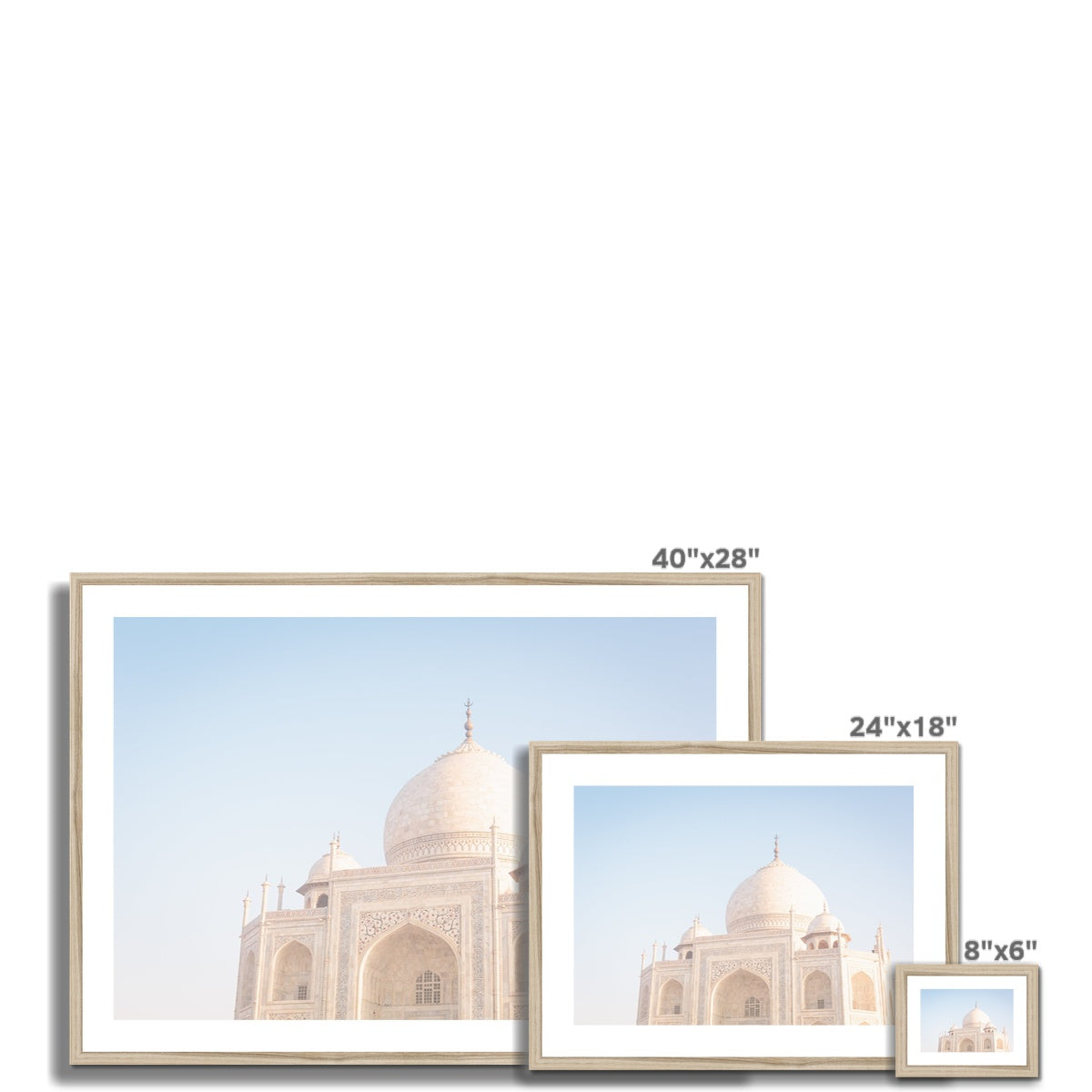 TAJ MAHAL II Framed & Mounted Print
