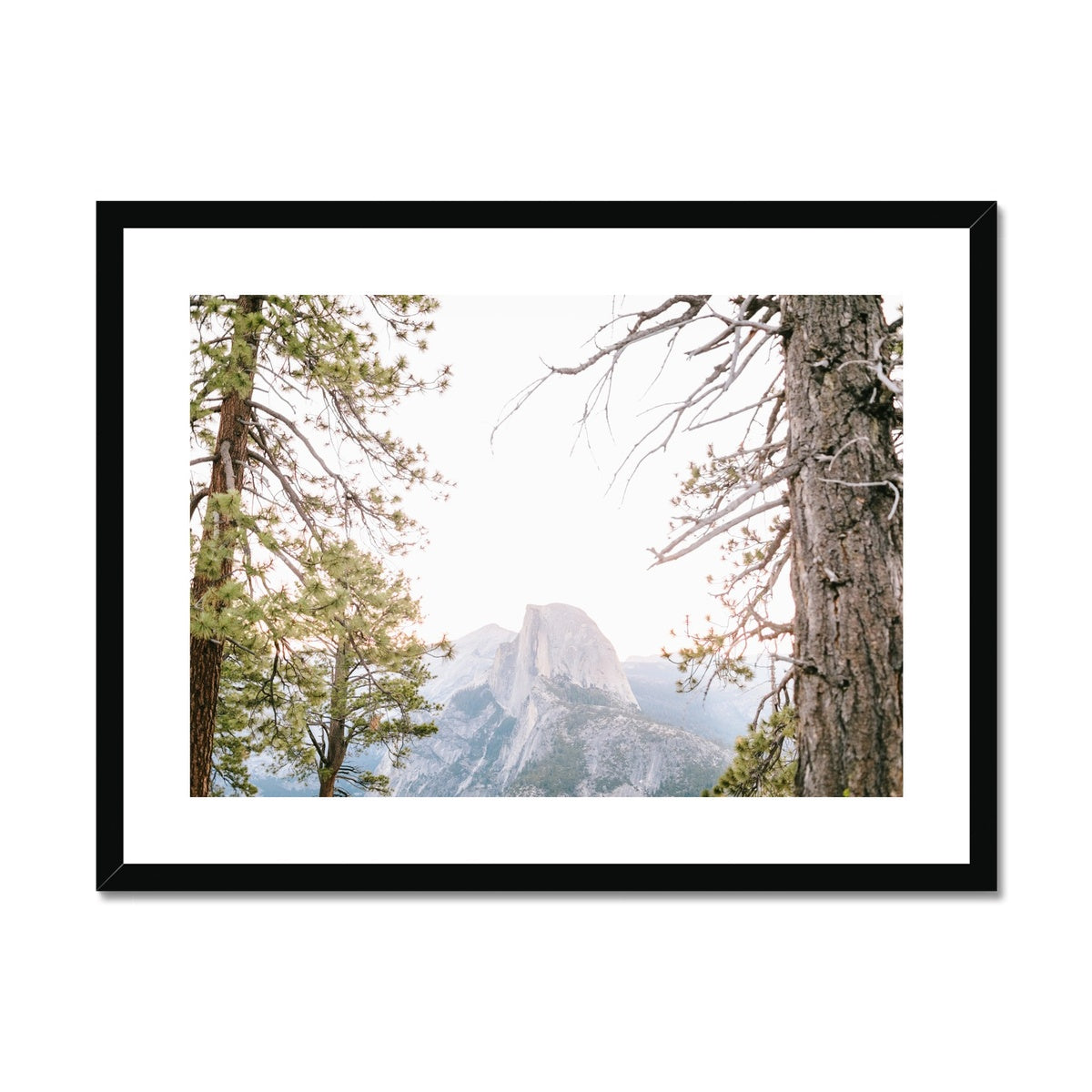 HALF DOME Framed & Mounted Print
