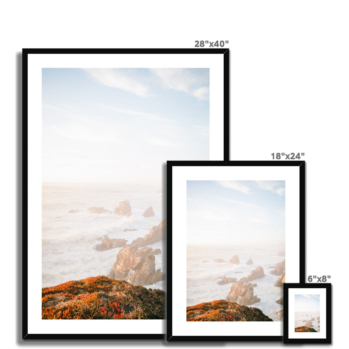 BIG SUR III Framed & Mounted Print