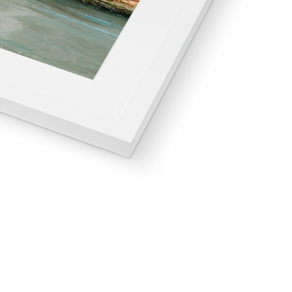 VENICE BOAT GARAGE Framed & Mounted Print