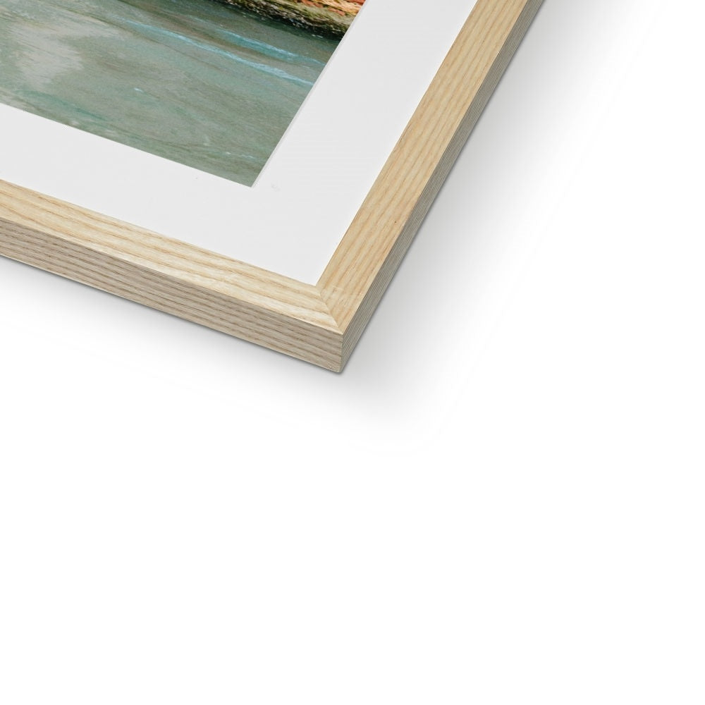 VENICE BOAT GARAGE Framed & Mounted Print
