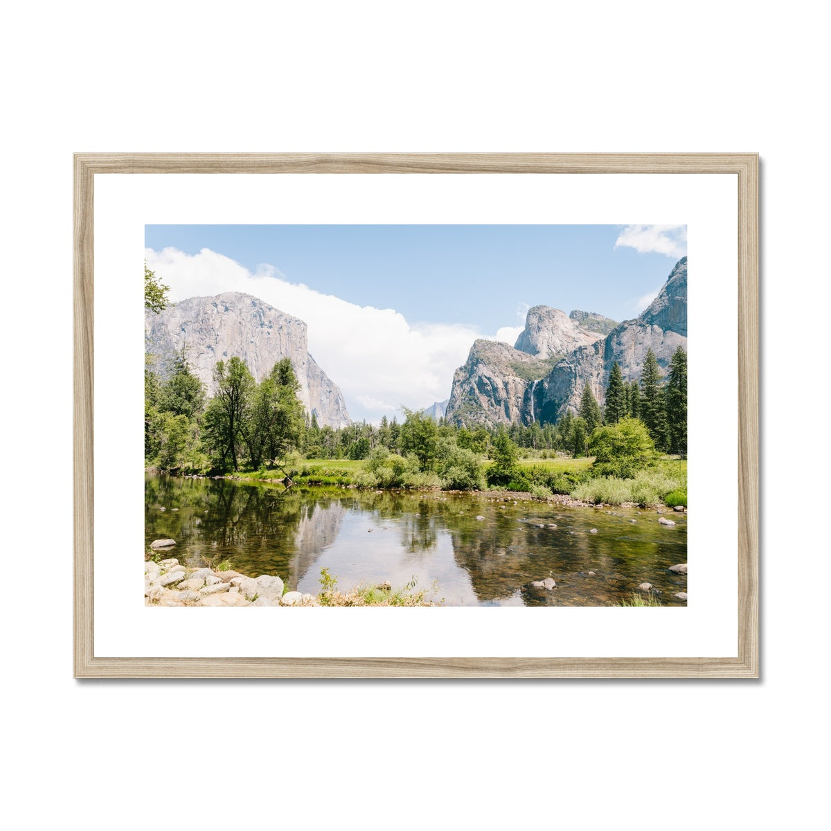 YOSEMITE LAKE Framed & Mounted Print