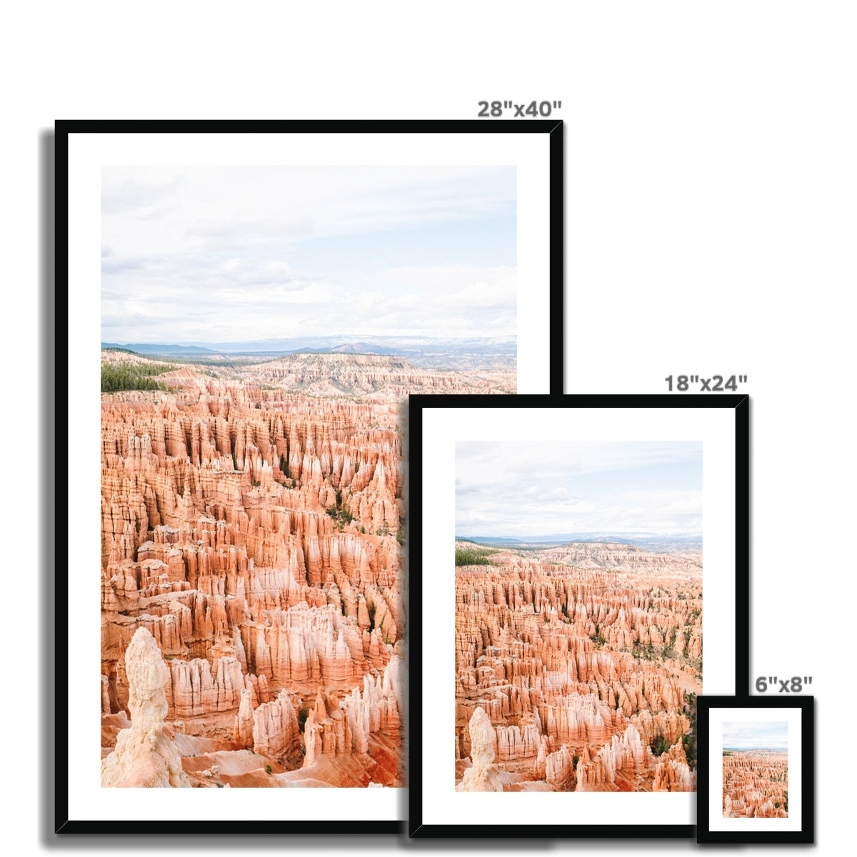 BRYCE CANYON II Framed & Mounted Print