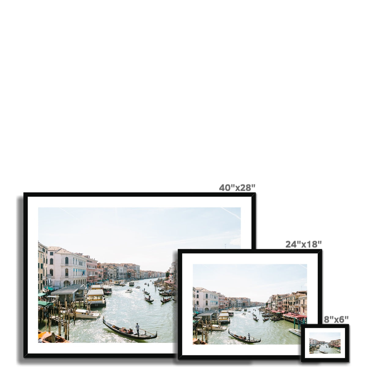 GRAND CANAL Framed & Mounted Print