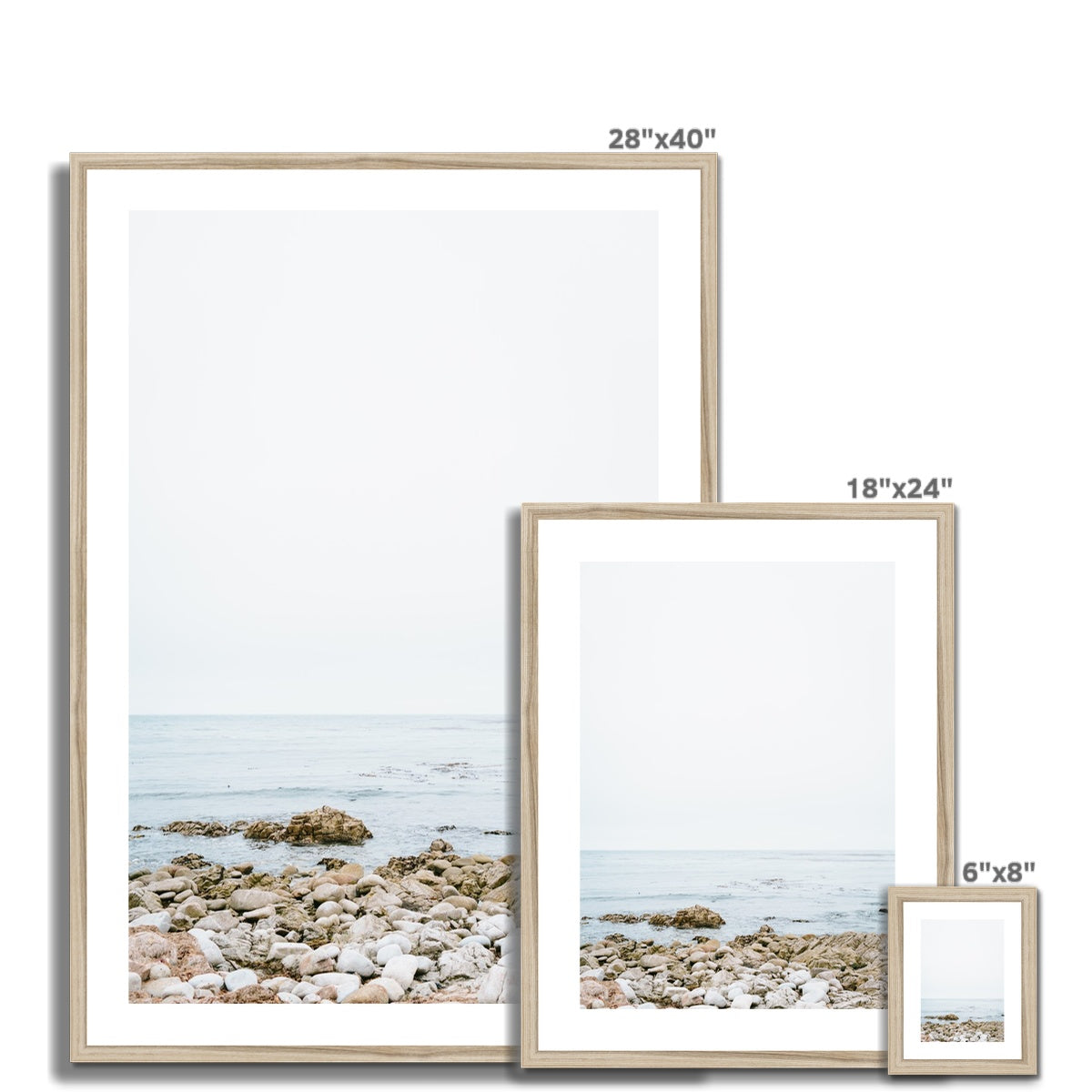 CARMEL Framed & Mounted Print