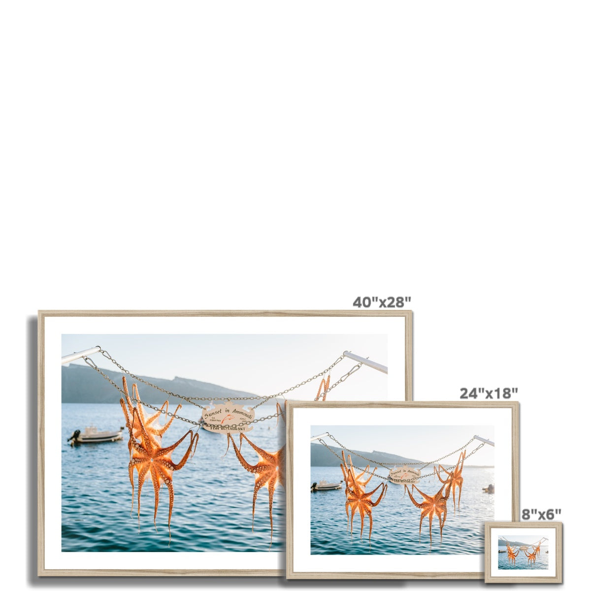 SUNSET TAVERNA II Framed & Mounted Print