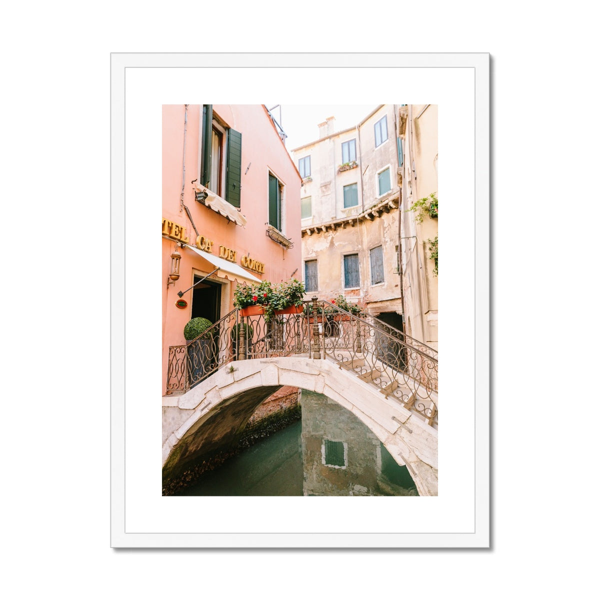 VENICE WALKWAY Framed & Mounted Print