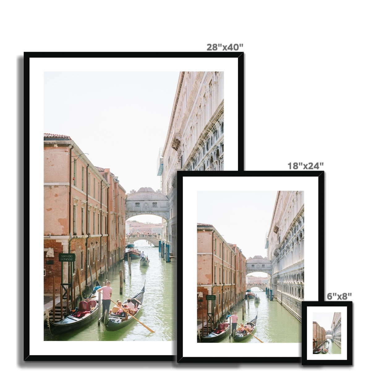 BRIDGE OF SIGHS II Framed & Mounted Print