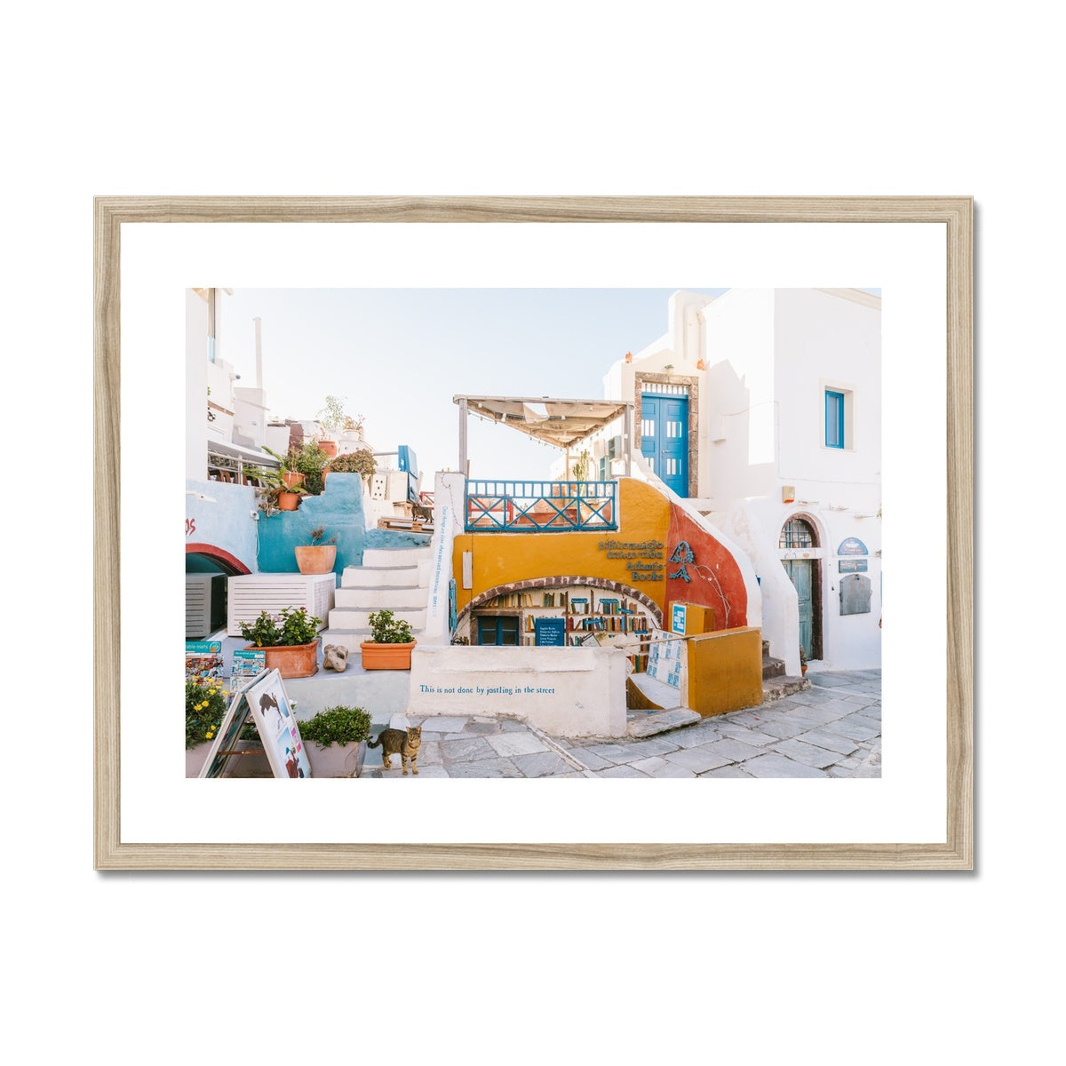 OIA BOOKSTORE Framed & Mounted Print