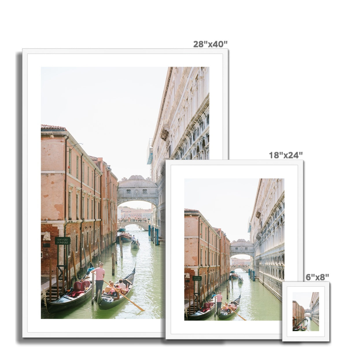 BRIDGE OF SIGHS II Framed & Mounted Print