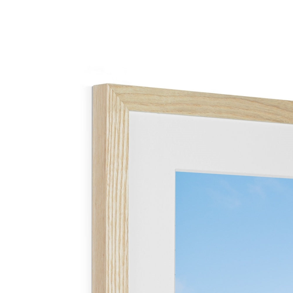 BLACK BEACH II Framed & Mounted Print